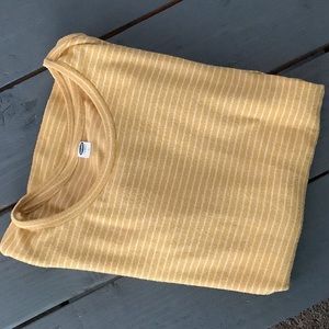 Old Navy Yellow stripped Long Sleeve